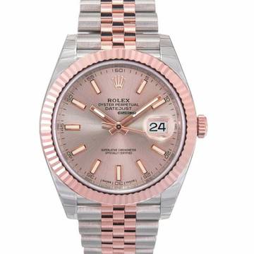  Rolex Datejust 41 126331 - Datejust Automatic Sundust Dial Stainless Steel and Everose Gold Men's Watch </h1> 