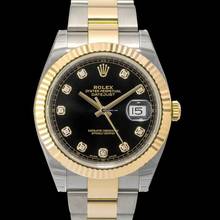Thumbnail von Rolex Datejust 41 126333 G - Datejust Automatic Black set with diamonds Dial Stainless Steel and Yellow Gold </h1>