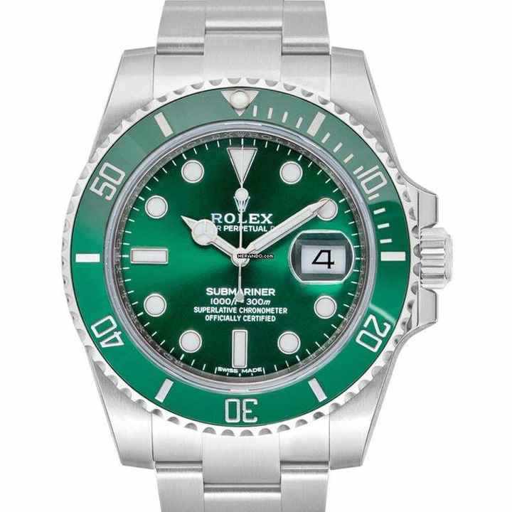  Rolex Submariner Date 116610LV - Submariner Steel Automatic Green Dial Men's Watch </h1> 