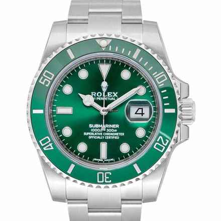  Rolex Submariner Date 116610LV - Submariner Steel Automatic Green Dial Men's Watch </h1> 