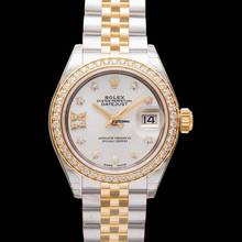 Thumbnail von Rolex Lady-Datejust 279383RBR - Lady Datejust Automatic Silver set with diamonds Dial Stainless Steel and Yell </h1>