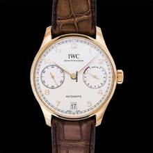 Thumbnail von IWC Portugieser Automatik IW500701 - Portugieser Automatic Silver Dial Men's Watch </h1>