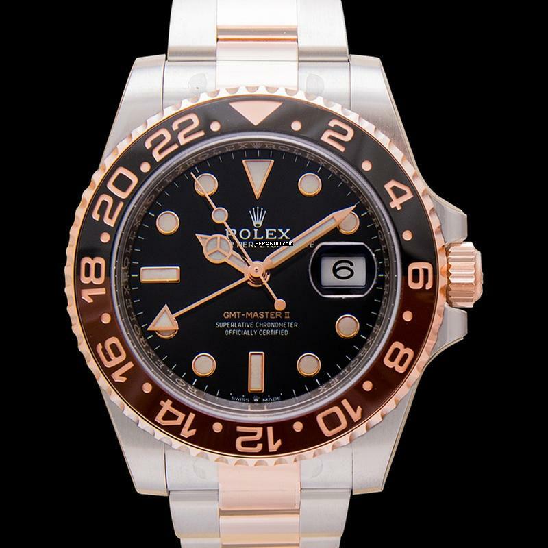 Thumbnail von Rolex GMT-Master II 126711CHNR - GMT Master II Black & Brown Bezel Stainless Steel Automatic Black Dial Men's </h1>