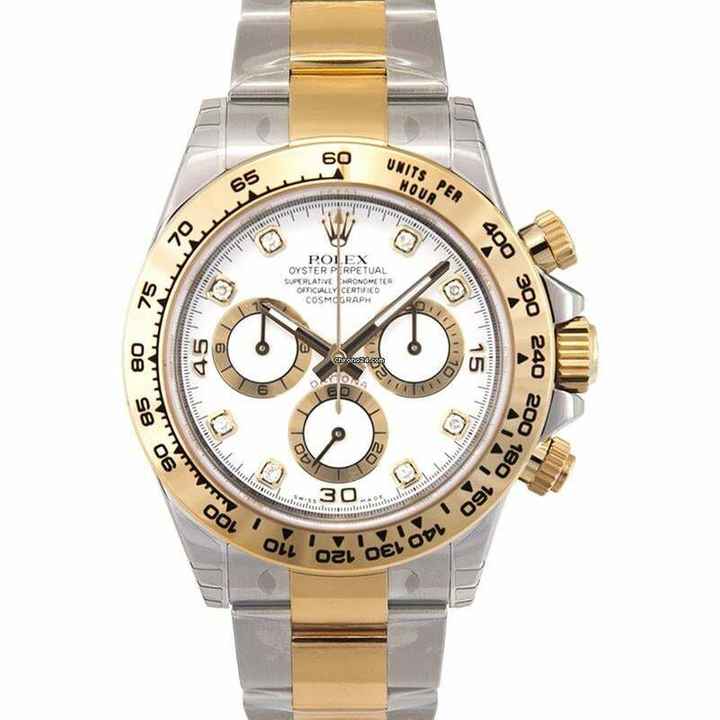  Rolex Daytona 116503 G - Cosmograph Daytona 18ct Yellow Gold Automatic White Dial Men's Watch </h1> 
