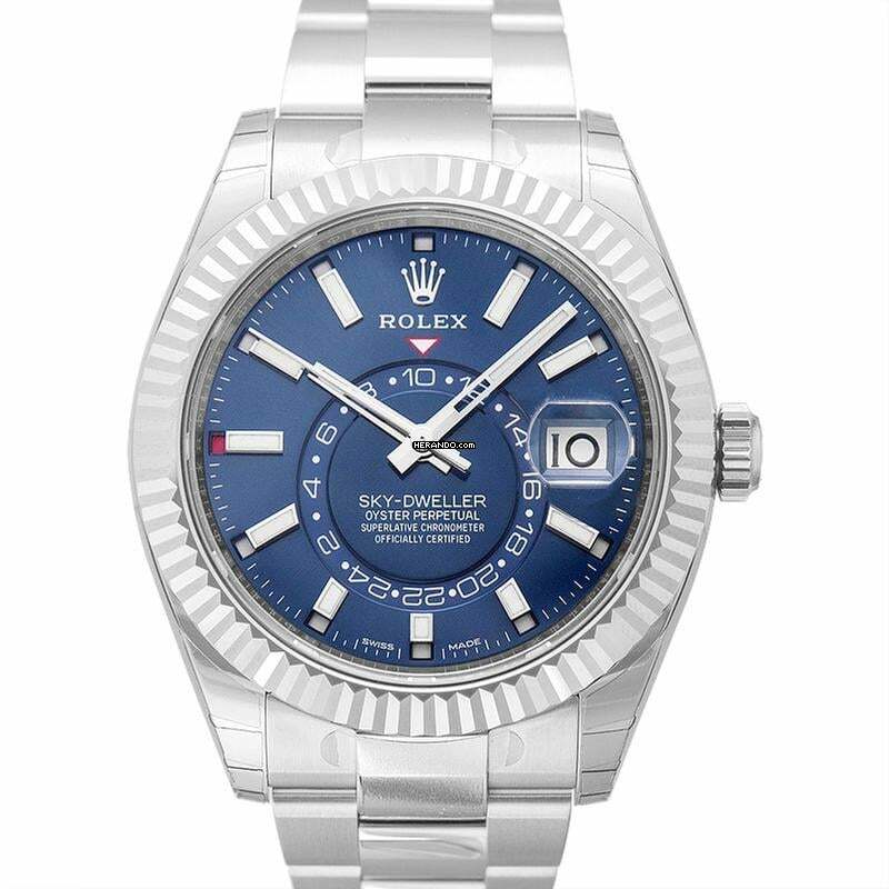  Rolex Sky-Dweller 326934 - Sky-Dweller Automatic Blue Dial Oyster Men's Watch </h1> 