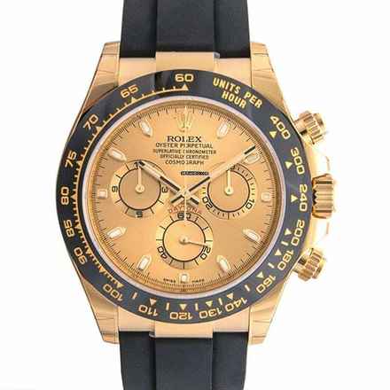  Rolex Daytona 116518LN - Cosmograph Daytona 18ct Yellow Gold Automatic Champagne Dial Men's Watch </h1> 