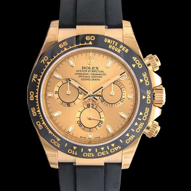 Thumbnail von Rolex Daytona 116518LN - Cosmograph Daytona 18ct Yellow Gold Automatic Champagne Dial Men's Watch </h1>