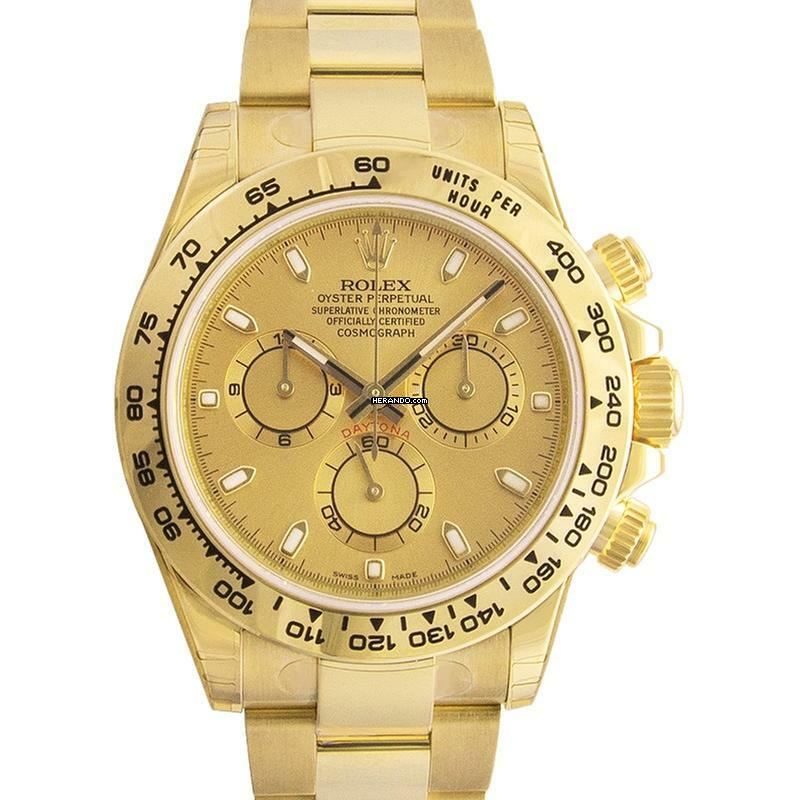  Rolex Daytona 116508 - Cosmograph Daytona 18ct Yellow Gold Automatic Champagne Dial Men's Watch </h1> 