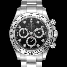 Thumbnail von Rolex Daytona 116509 G - Cosmograph Daytona Automatic Black set with diamonds Dial 18k White Gold Men's </h1>