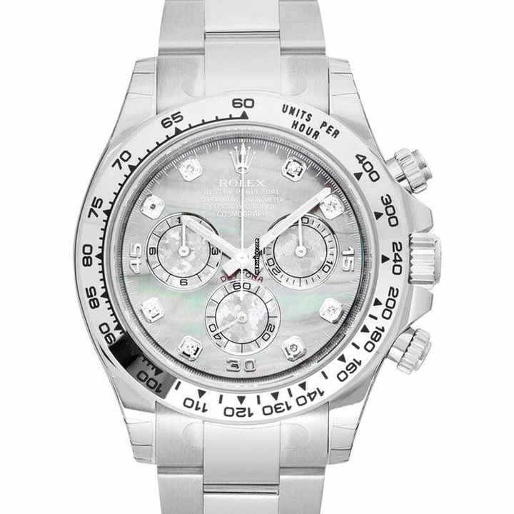  Rolex Daytona 116509 - Cosmograph Daytona Automatic White Dial 18k White Gold Men's Watch </h1> 