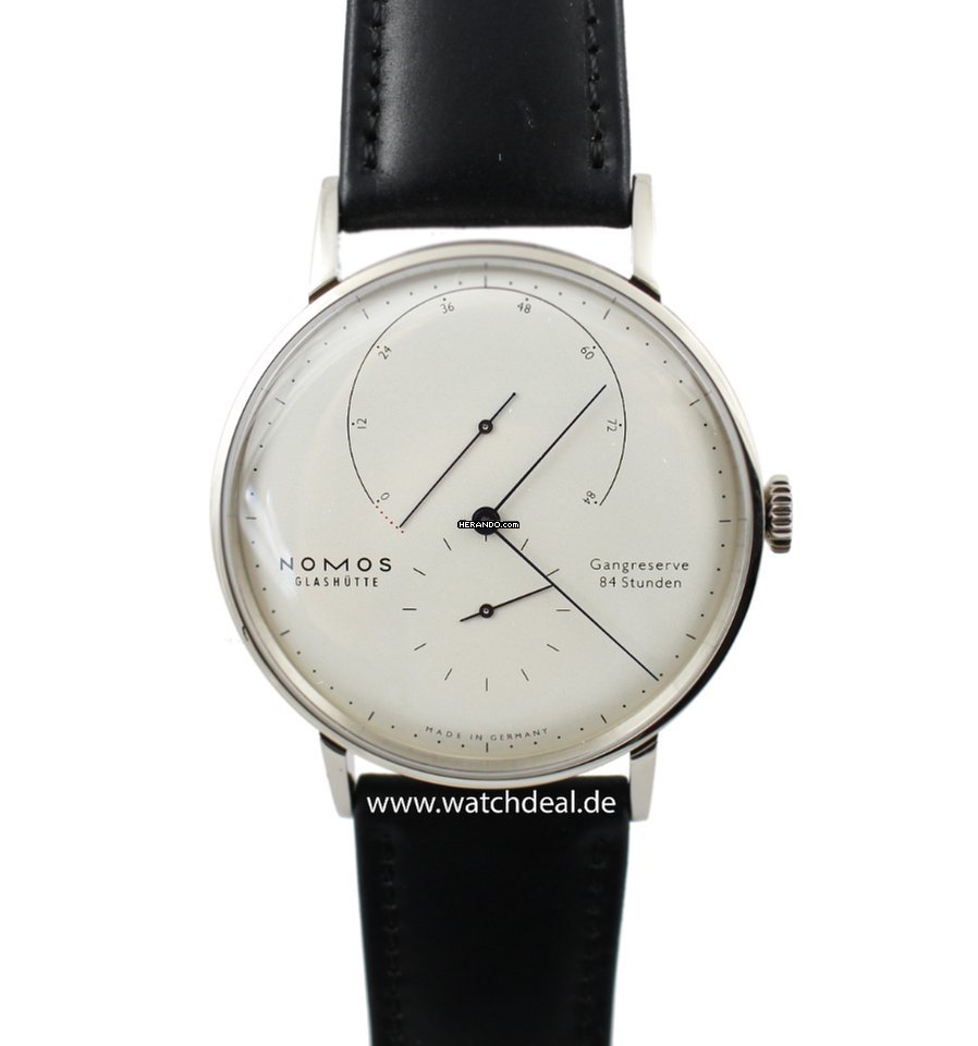  NOMOS Lambda Weißgold 933