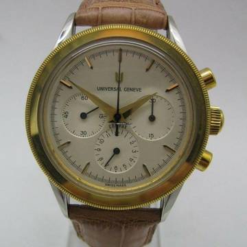  Universal Genève Compax CHRONOGRAPH STAHL GOLD COMPAX </h1> 