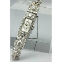 Thumbnail von Art Deco Brillant-Platin-Damenarmbanduhr