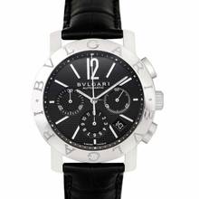 Thumbnail von Bulgari 101558 - Chronograph Automatic Black Dial Men's Watch </h1>
