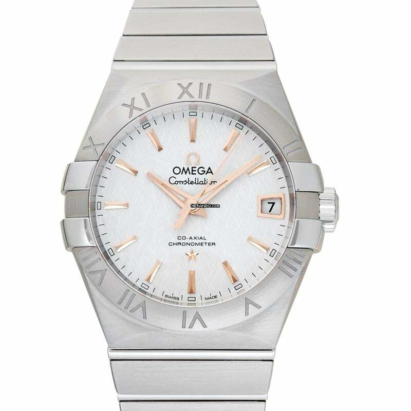 Omega Constellation Men 123.10.38.21.02.002 - Constellation Co-Axial 38 mm Automatic Silver Dial Steel Men's Watch </h1>