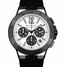 Thumbnail von Bulgari 102305 - Chronograph Automatic White Dial Men's Watch </h1>