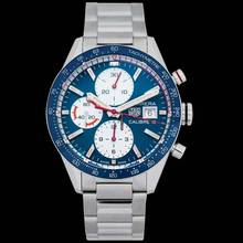 Thumbnail von TAG Heuer Carrera Calibre 16 CV201AR.BA0715 - Carrera Calibre 16 Automatic Chronograph Blue Dial Men's Watch </h1>