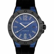 Thumbnail von Bulgari 102364 - Magnesium Automatic Blue Dial Men's Watch </h1>