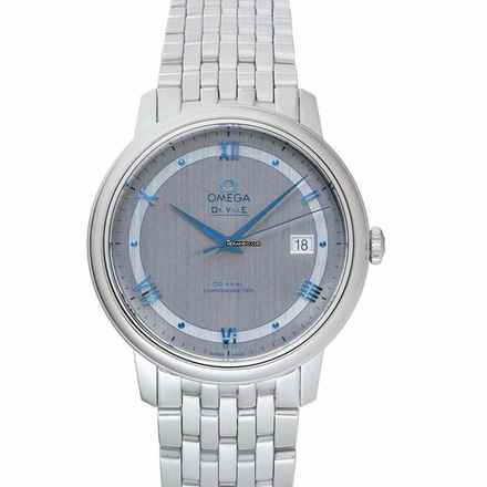  Omega De Ville Prestige 424.10.40.20.02.001 - De Ville Prestige Co-Axial 39.5 mm Automatic Silver Dial Steel Men's </h1> 