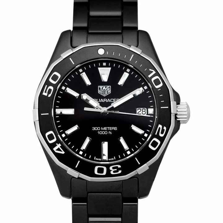  TAG Heuer Aquaracer Lady WAY1390.BH0716 - Aquaracer Quartz Black Dial Ladies Watch </h1> 