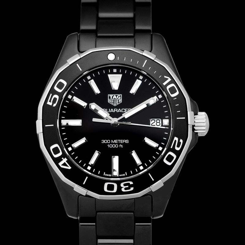 Thumbnail von TAG Heuer Aquaracer Lady WAY1390.BH0716 - Aquaracer Quartz Black Dial Ladies Watch </h1>