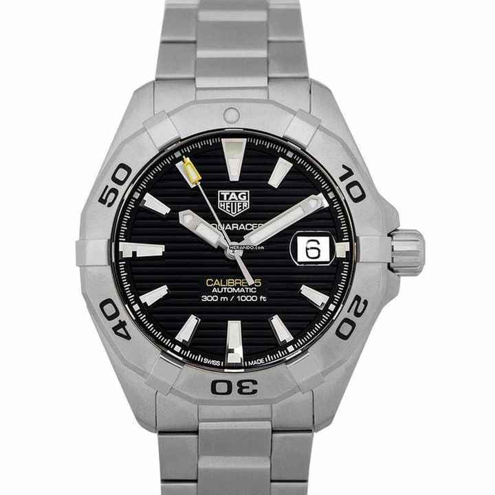  TAG Heuer Aquaracer 300M WBD2110.BA0928 - Aquaracer Calibre 5 Automatic Black Dial Men's Watch </h1> 