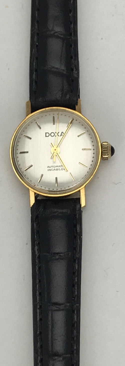 DOXA Incabloc Automatik Golduhr