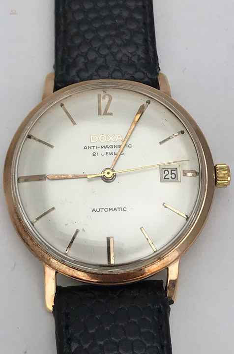 DOXA Gold Herrenarmbanduhr