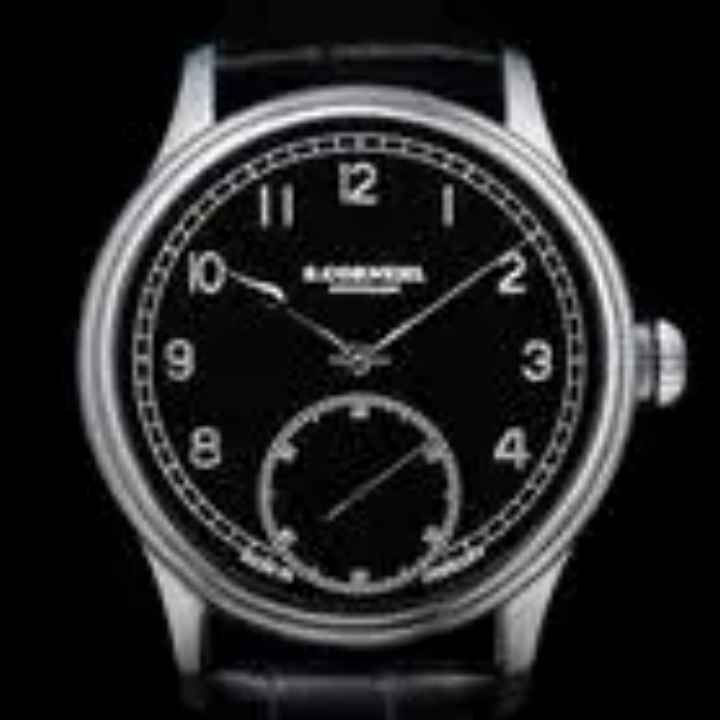  Cornehl Classic Black Lünette doppelbombiert Zwiebelkrone 