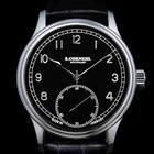 Cornehl Classic Black Lünette doppelbombiert Krone zylindrisch