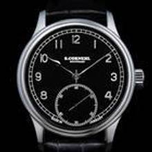  Cornehl Classic Black Lünette doppelbombiert Krone zylindrisch 