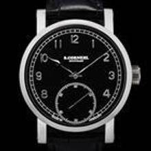 Cornehl Classic Black Lünette flach Krone zylindrisch 