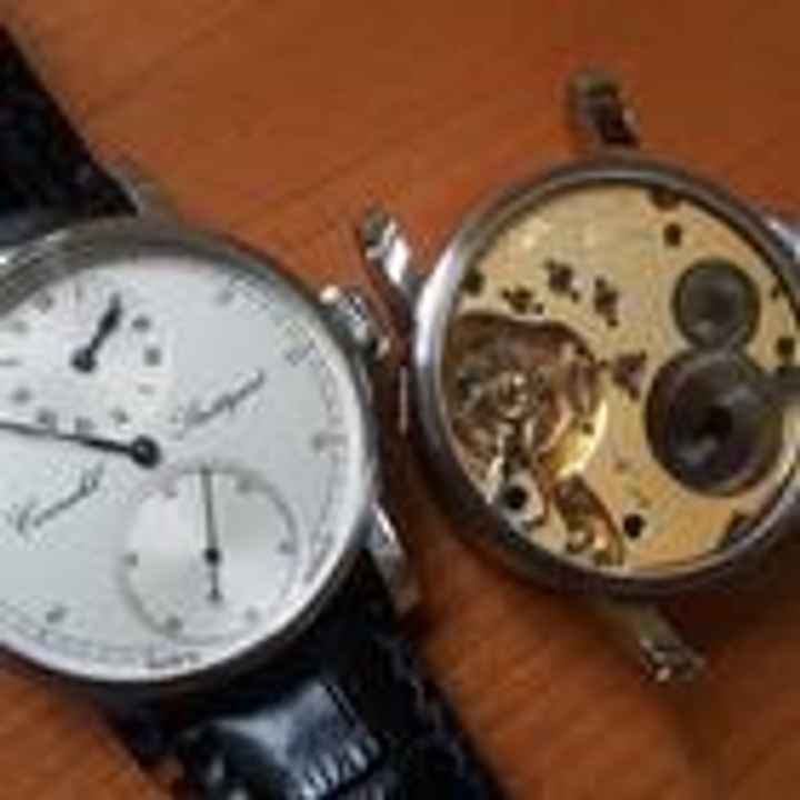  Cornehl Regulator , Lünette flach Zwiebelkrone 