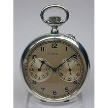 Thumbnail von A. Lange & Söhne 900 Silber Marine-Beobachtungsuhr Auf & Ab I. Klasse