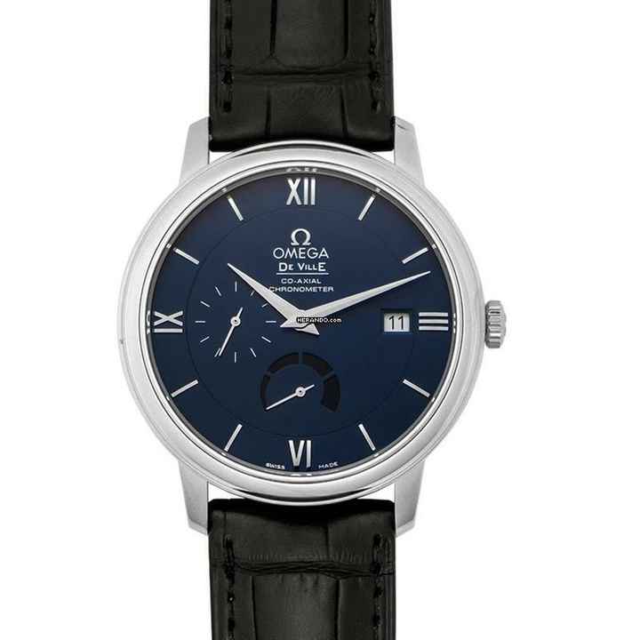  Omega De Ville Prestige 424.13.40.21.03.001 - De Ville Prestige Co-Axial Power Reserve 39.5 mm Automatic Blue Dial </h1> 