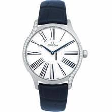 Thumbnail von Omega De Ville Trésor 428.18.39.60.04.001 - De Ville Tresor Quartz 39 mm Quartz White Dial Diamonds Ladies Watch </h1>