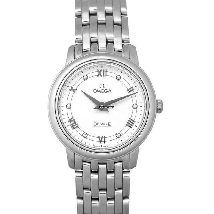 Omega De Ville Prestige 424.10.27.60.52.002 - De Ville Quartz Silver Dial Stainless Steel Ladies Watch </h1> 