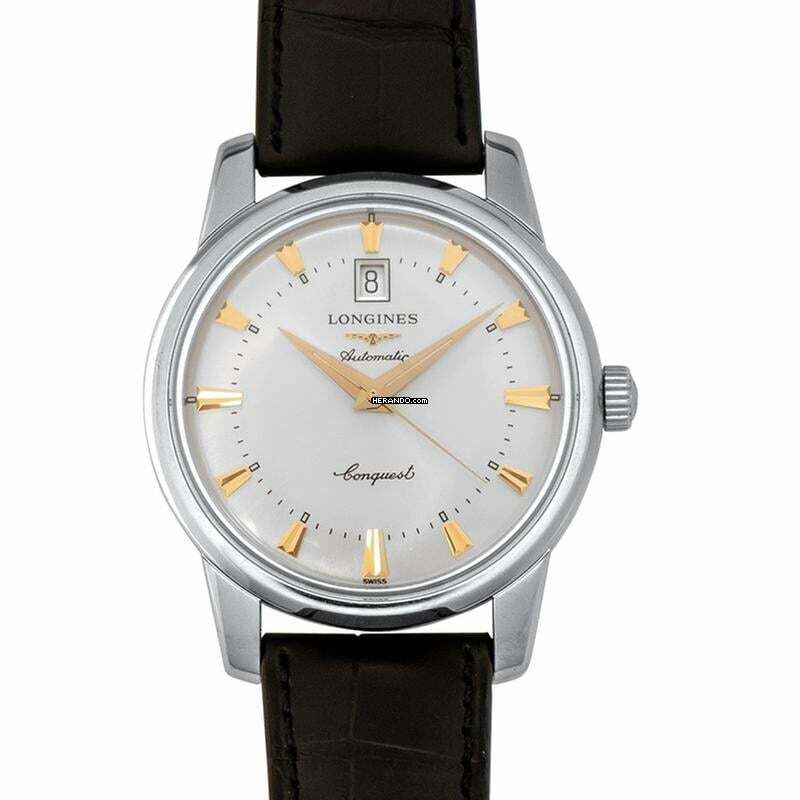 Longines Conquest Heritage L16454754 - Conquest Heritage Automatic Silver Dial Men's Watch </h1> 