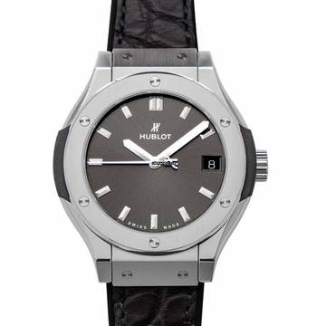  Hublot Classic Fusion Racing Grey 581.NX.7071.LR - Classic Fusion Quartz Grey Dial Titanium Ladies Watch </h1> 