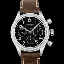 Thumbnail von Longines Avigation L28164532 - Avigation Bigeye Chronograph Automatic Black Dial Men's Watch </h1>