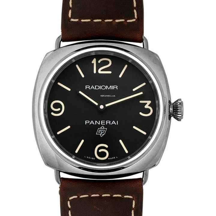  Panerai Radiomir PAM00753 - Radiomir Base Logo Automatic Black Dial 45 mm Men's Watch </h1> 