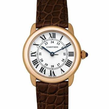  Cartier Ronde Solo de Cartier W6701007 - Ronde Solo de Cartier 29.5 mm Quartz Silver Dial 18kt Pink Gold and Stainless S </h1> 