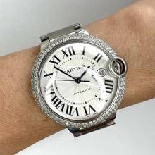 Thumbnail von Cartier Ballon Bleu 42mm Automatic Steel 42mm 2.05TCW DIAMOND Watch </h1>
