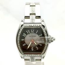 Thumbnail von Cartier Roadster 2510 Automatic Steel Men’s/Unisex Watch DIAMOND Bez </h1>