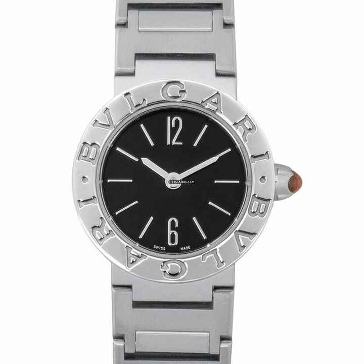  Bulgari Bulgari 102943 - Bvlgari Bvlgari Quartz black lacquered dial Dial Steel Ladies Watch </h1> 