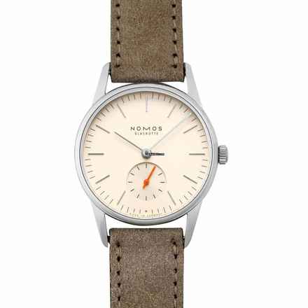  NOMOS Orion 33 328 - Orion 33 Champagne gold Dial/Leather 32.8mm </h1> 