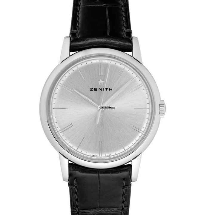 Zenith Elite 03.2290.679/01.C493 - ELITE Classic Silver Steel/Leather 39mm </h1> 
