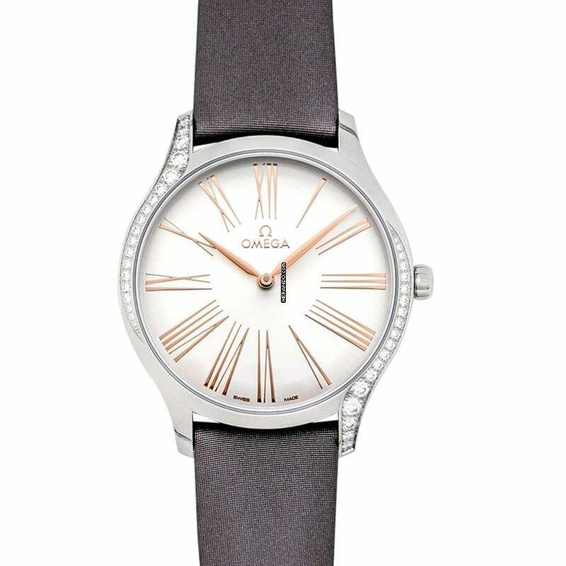 Omega De Ville Trésor 428.17.39.60.02.001 - De Ville Tresor Quartz 39 mm Quartz Silver Dial Steel Men's Watch </h1>