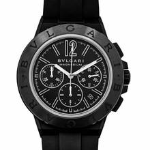 Thumbnail von Bulgari 102428 - Magnesium Chronograph Automatic Black Dial Men's Watch </h1>