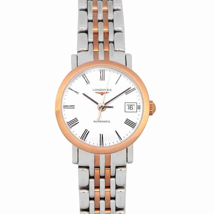  Longines Elegant L43095117 - Elegant Automatic White Dial Ladies Watch </h1> 